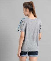 KOTTY Colorblock Women Round Neck Multicolor T-Shirt 