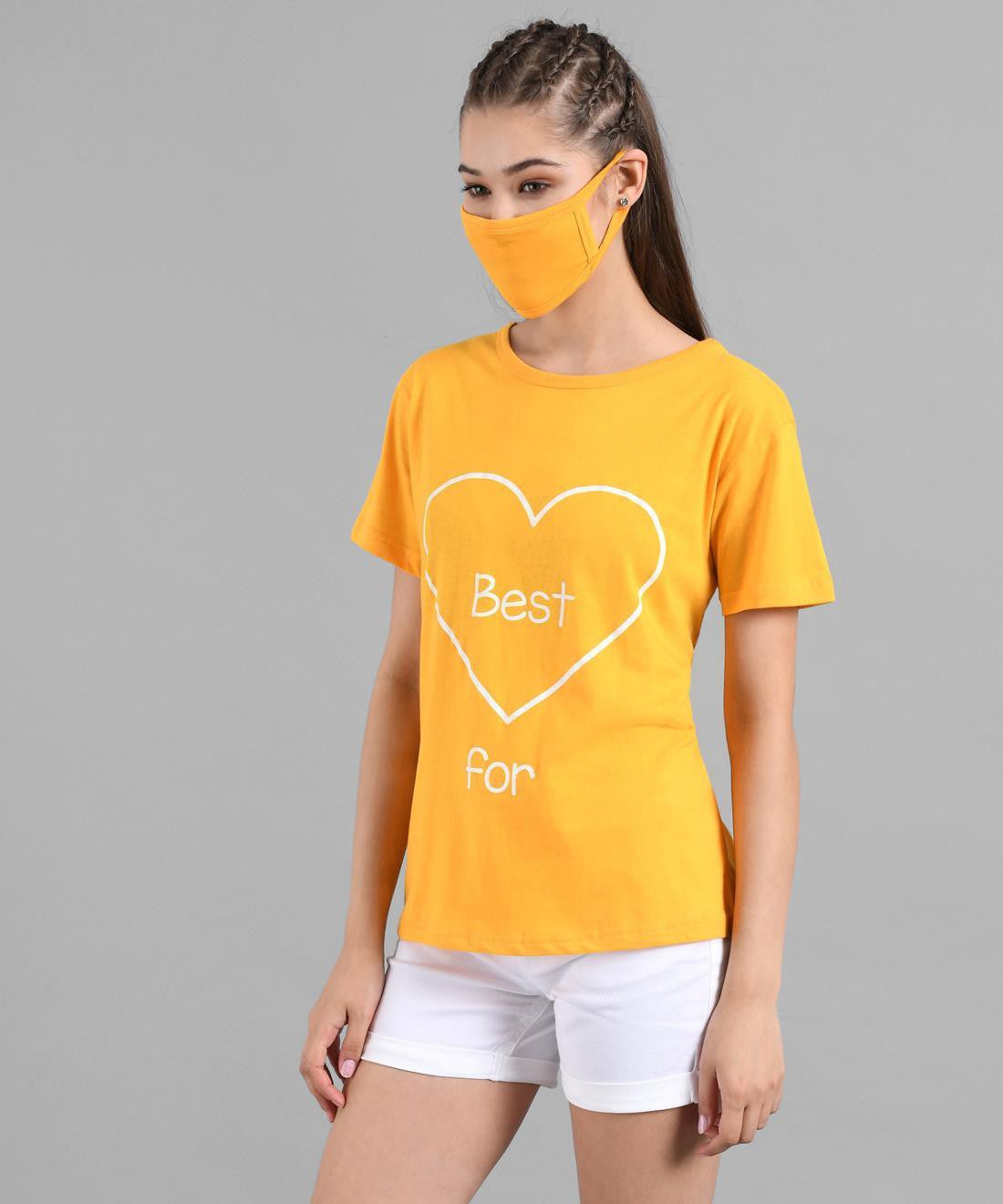 KOTTY Colorblock Women Round Neck Multicolor T-Shirt 