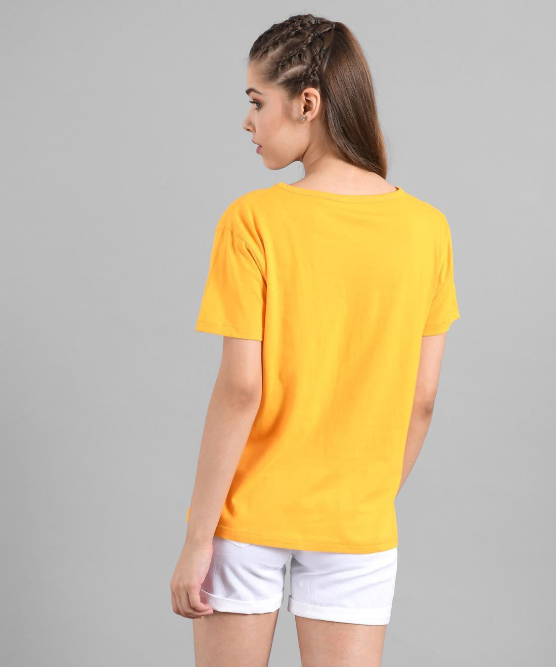 KOTTY Colorblock Women Round Neck Multicolor T-Shirt 