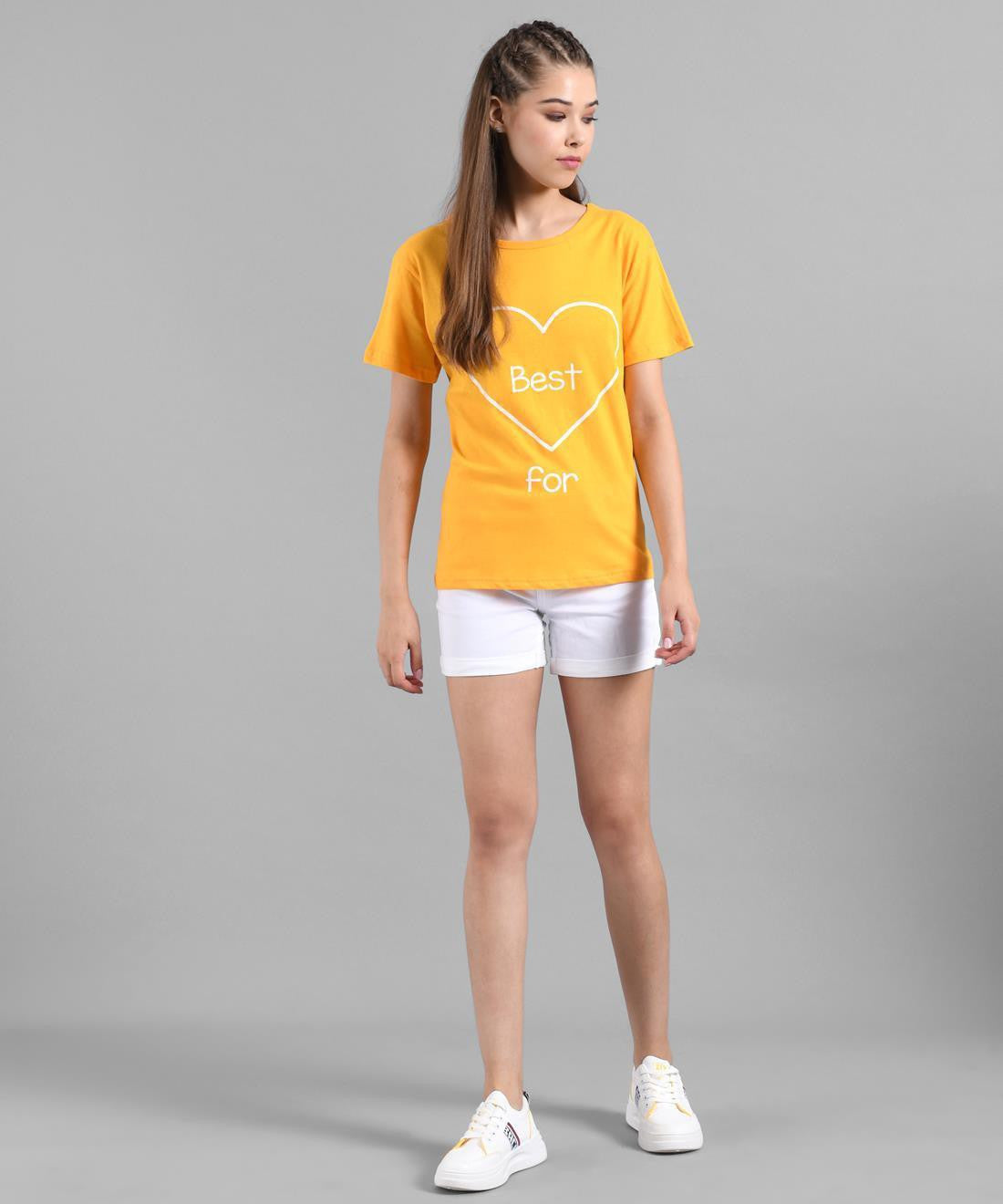 KOTTY Colorblock Women Round Neck Multicolor T-Shirt 