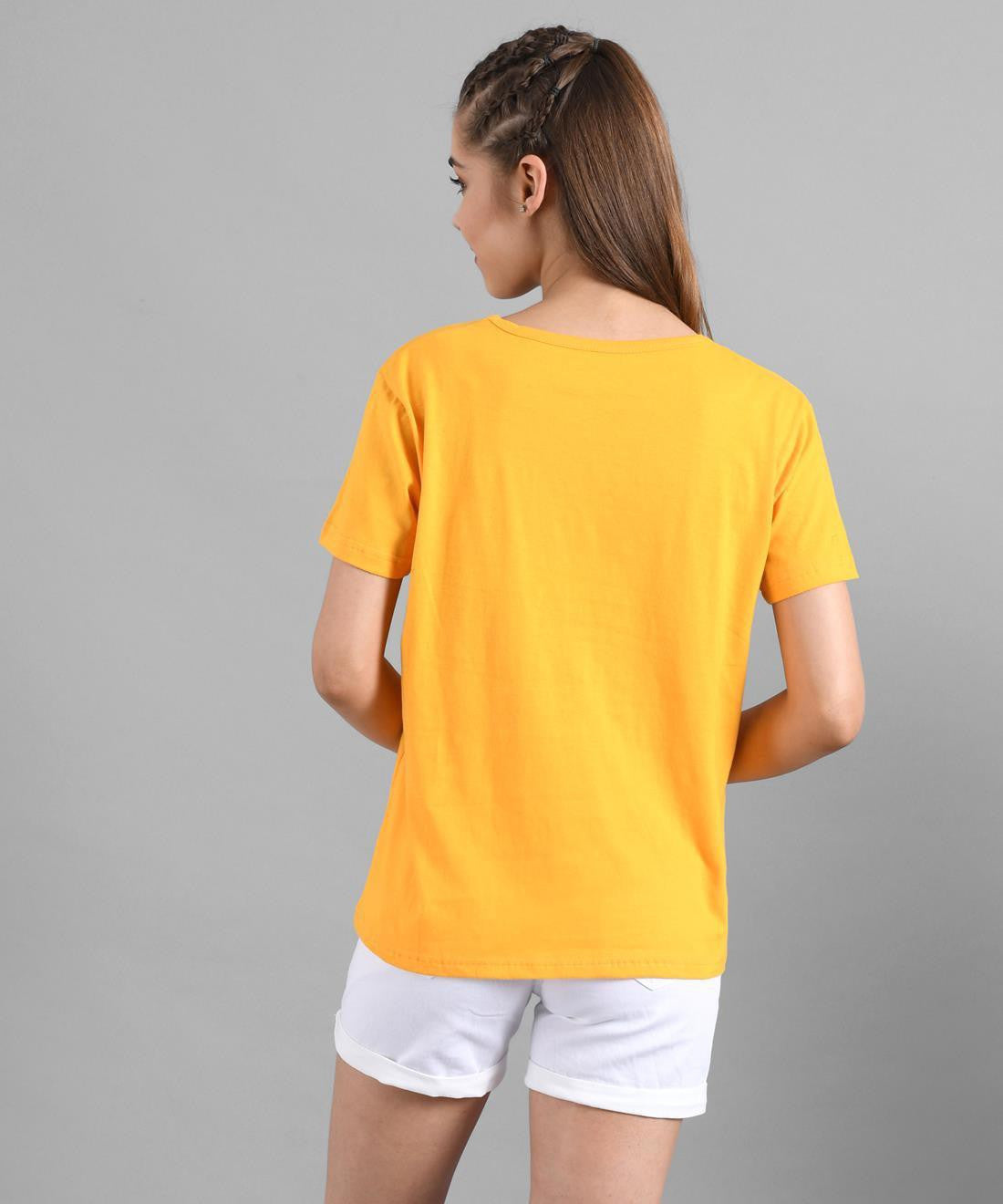 KOTTY Colorblock Women Round Neck Multicolor T-Shirt 