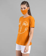 KOTTY Colorblock Women Round Neck Multicolor T-Shirt 