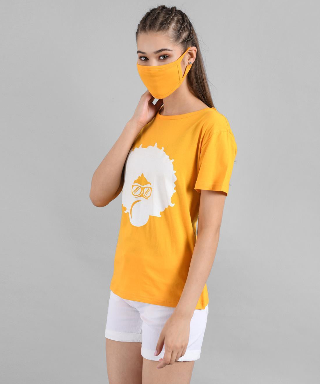 KOTTY Colorblock Women Round Neck Multicolor T-Shirt 