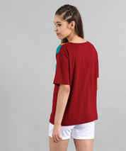 KOTTY Colorblock Women Round Neck Multicolor T-Shirt 
