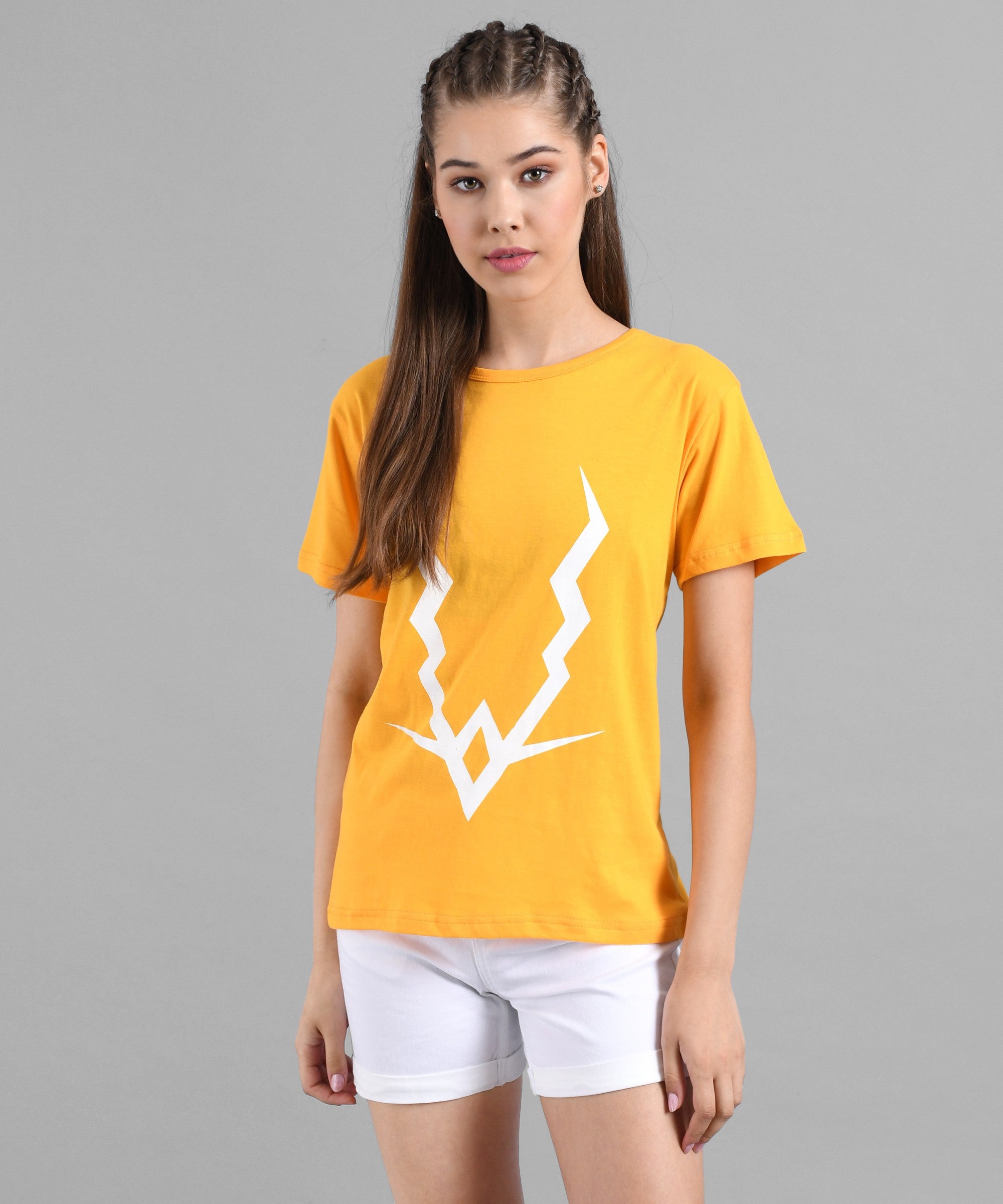 KOTTY Colorblock Women Round Neck Multicolor T-Shirt 
