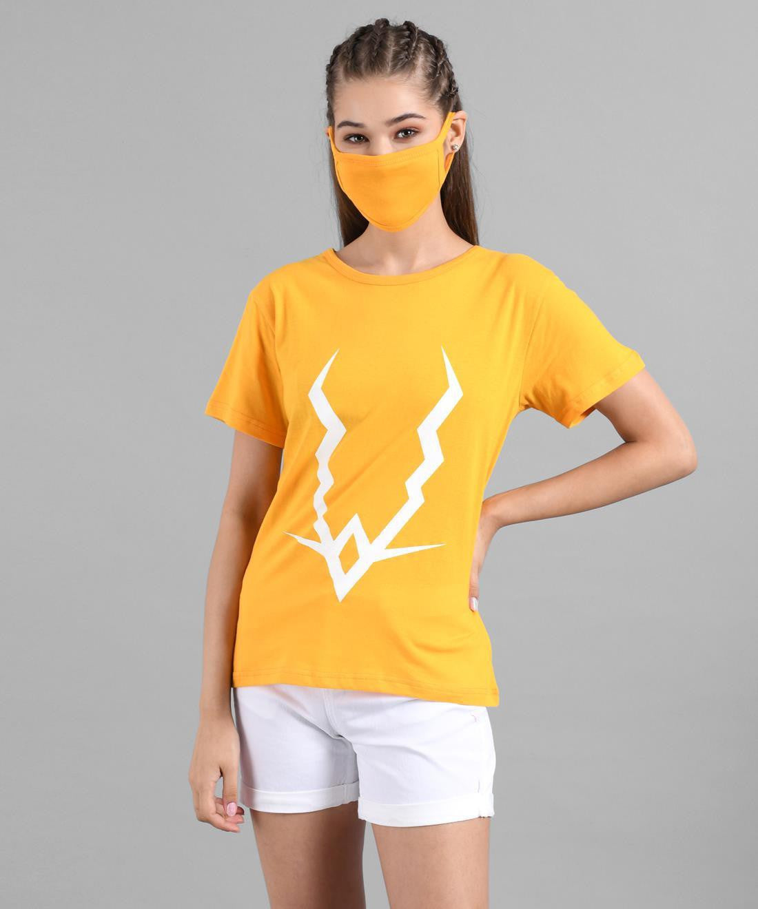 KOTTY Colorblock Women Round Neck Multicolor T-Shirt 