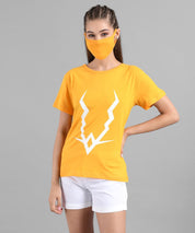 KOTTY Colorblock Women Round Neck Multicolor T-Shirt 