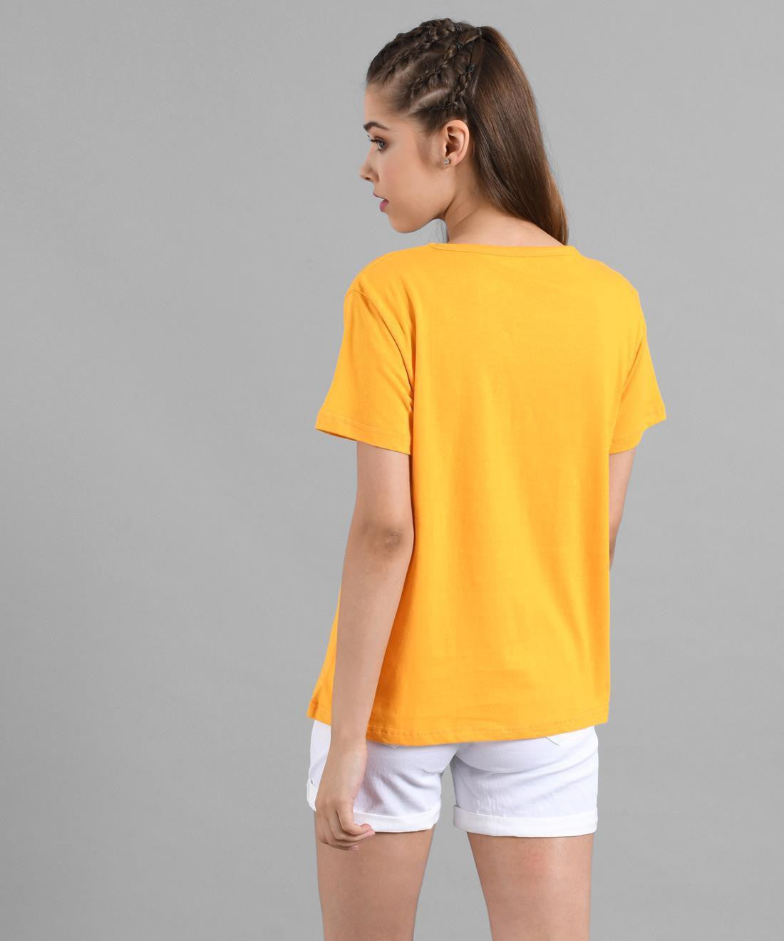 KOTTY Colorblock Women Round Neck Multicolor T-Shirt 