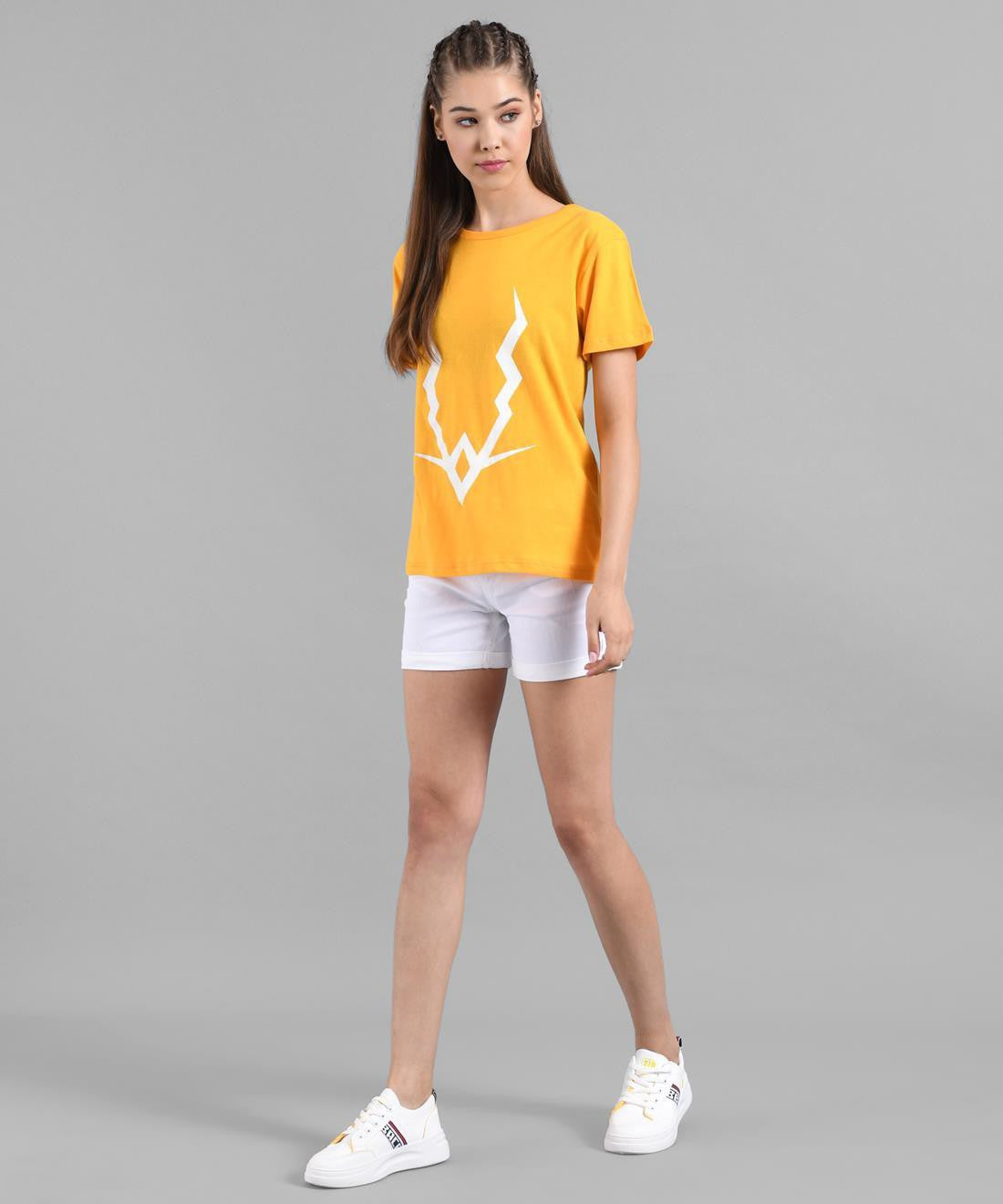 KOTTY Colorblock Women Round Neck Multicolor T-Shirt 