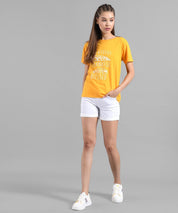 KOTTY Colorblock Women Round Neck Multicolor T-Shirt 
