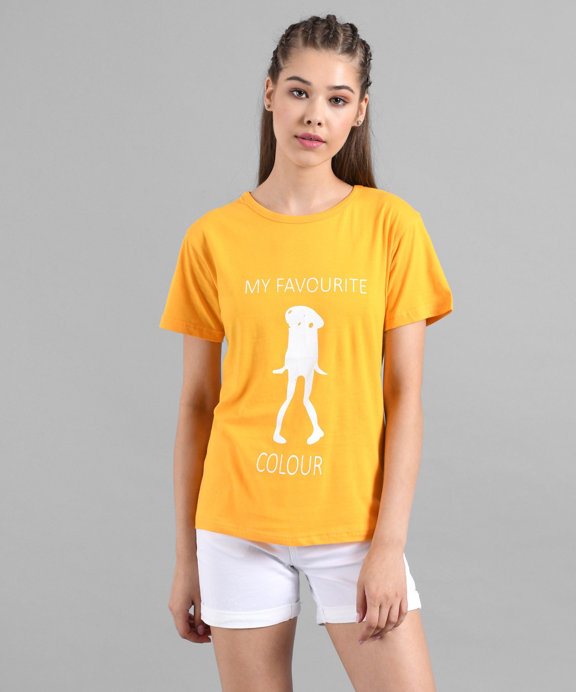 KOTTY Colorblock Women Round Neck Multicolor T-Shirt 