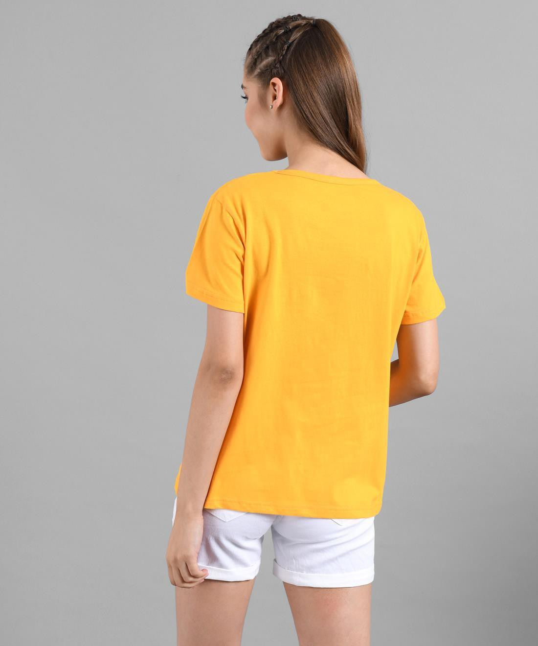 KOTTY Colorblock Women Round Neck Multicolor T-Shirt 