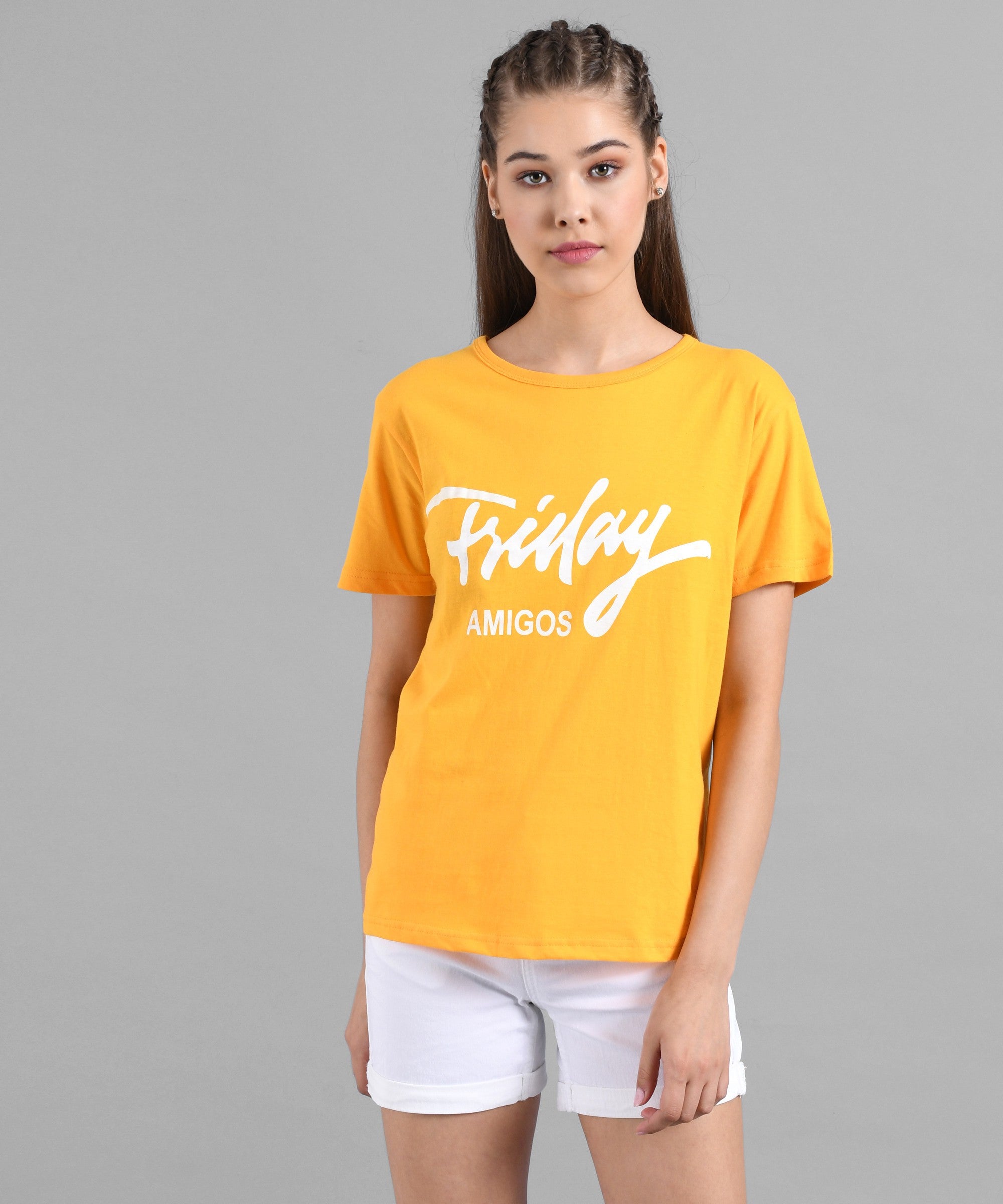 KOTTY Colorblock Women Round Neck Multicolor T-Shirt 