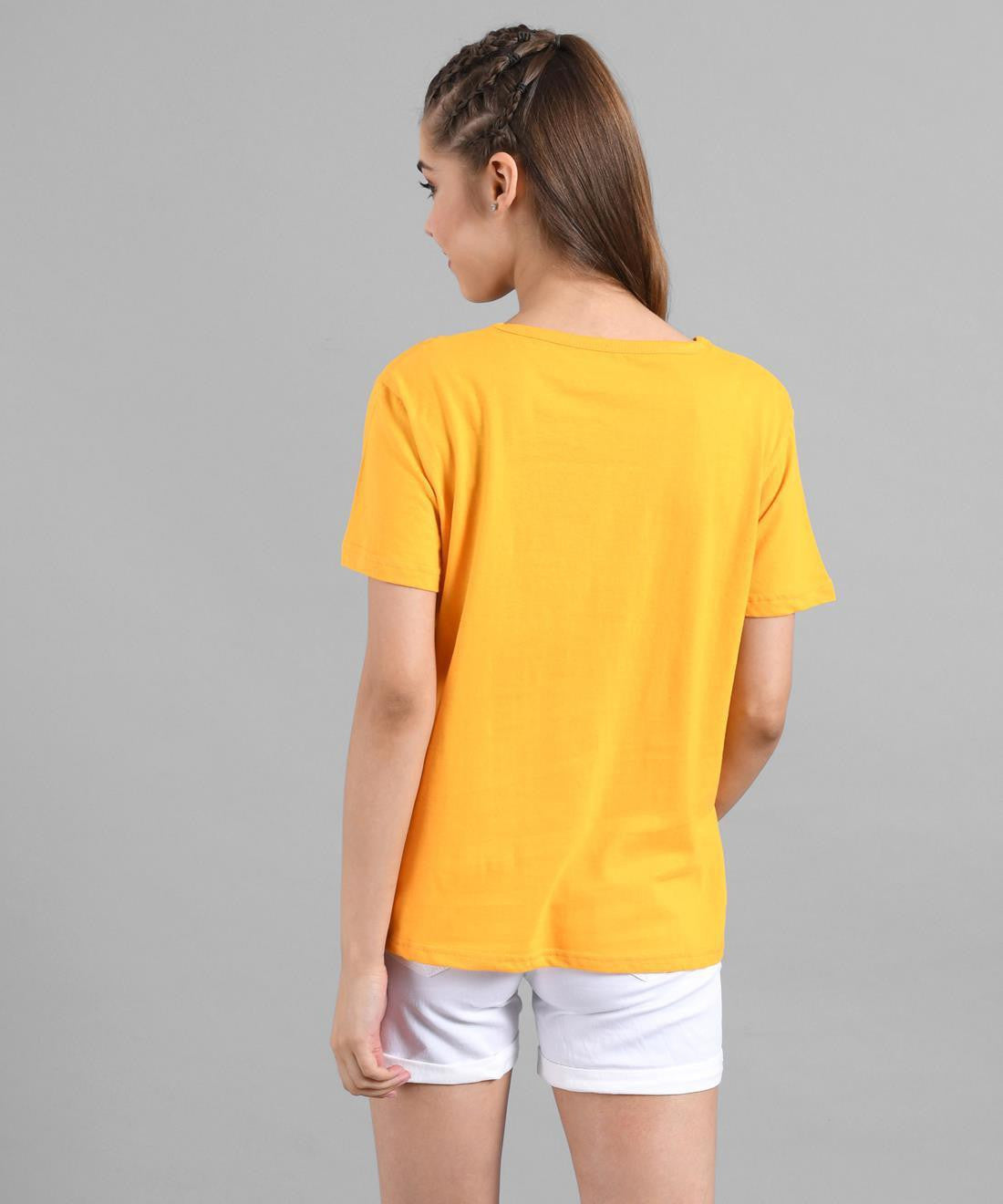 KOTTY Colorblock Women Round Neck Multicolor T-Shirt 