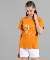 KOTTY Colorblock Women Round Neck Multicolor T-Shirt 