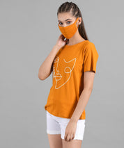 KOTTY Colorblock Women Round Neck Multicolor T-Shirt 