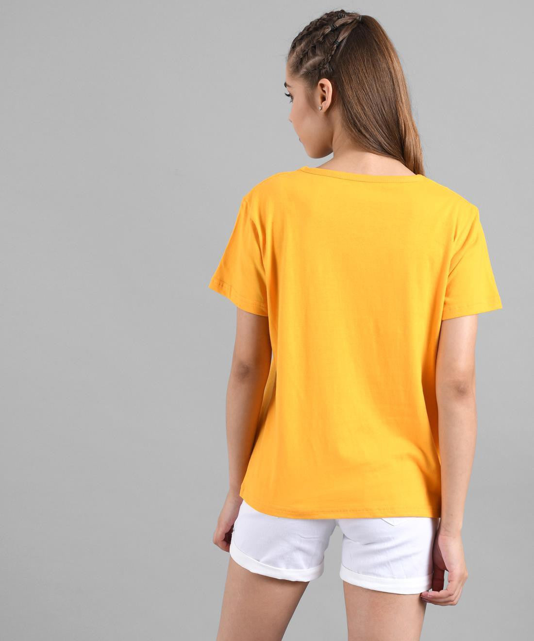 KOTTY Colorblock Women Round Neck Multicolor T-Shirt 