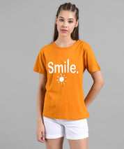 KOTTY Printed Women Round Neck Multicolor T-Shirt 