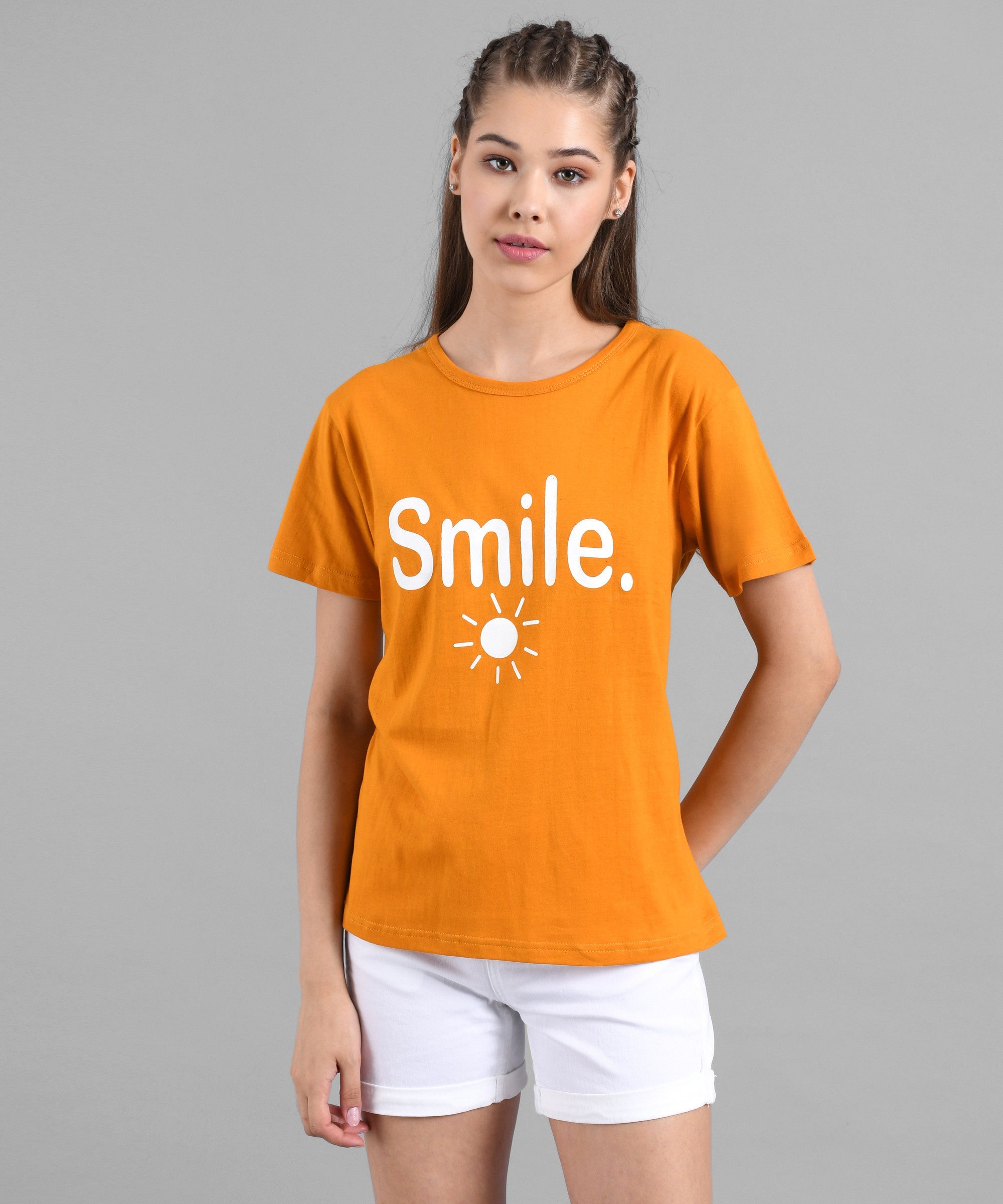 KOTTY Printed Women Round Neck Multicolor T-Shirt 