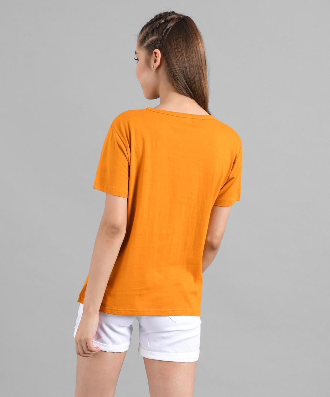 KOTTY Printed Women Round Neck Multicolor T-Shirt 