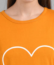 KOTTY Women's Solid Regular Fit T-Shirt