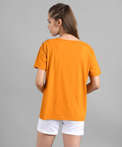 KOTTY Printed Women Round Neck Multicolor T-Shirt 