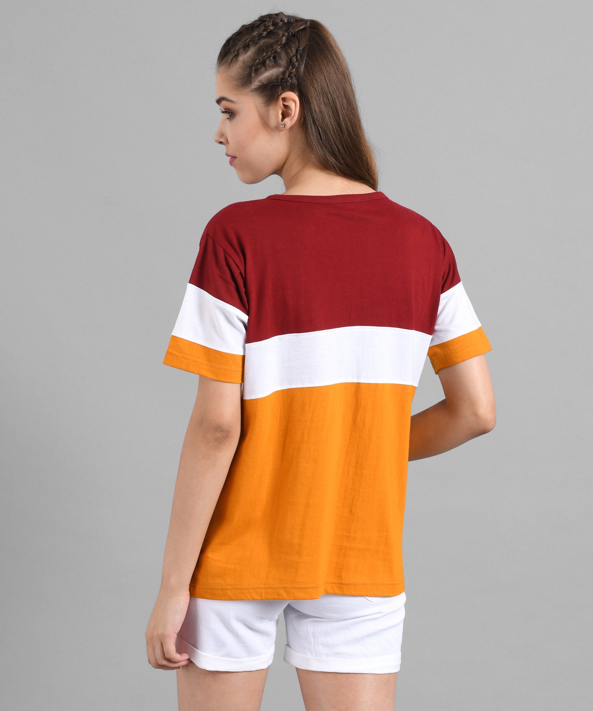 KOTTY Printed Women Round Neck Multicolor T-Shirt 