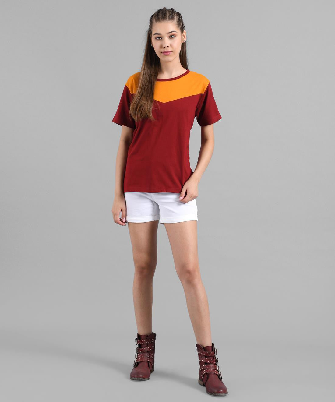 KOTTY Women's T-shirt With Mask