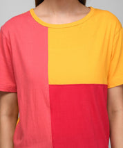 KOTTY Printed Women Round Neck Multicolor T-Shirt 