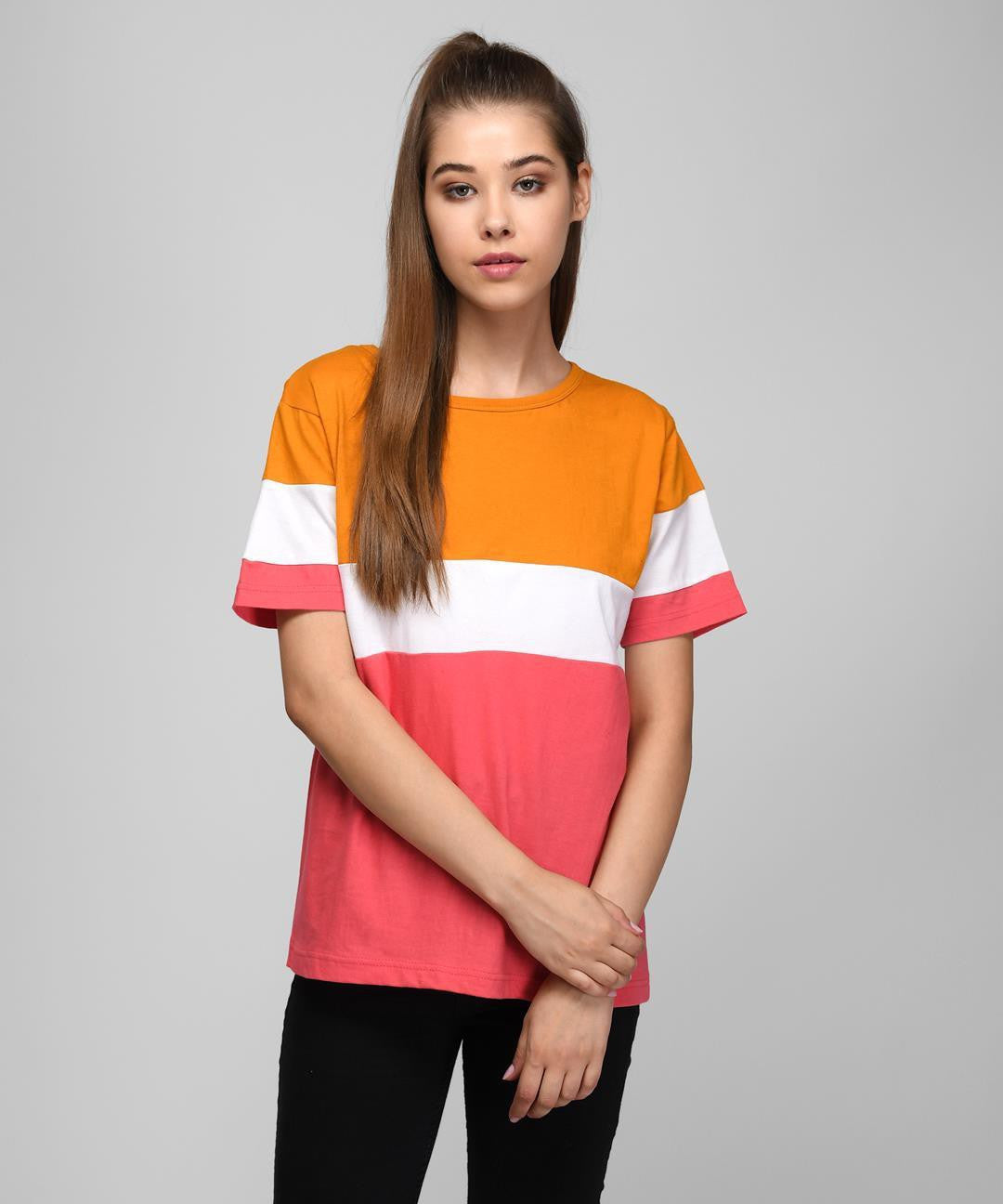 KOTTY Women's T-shirt With Mask