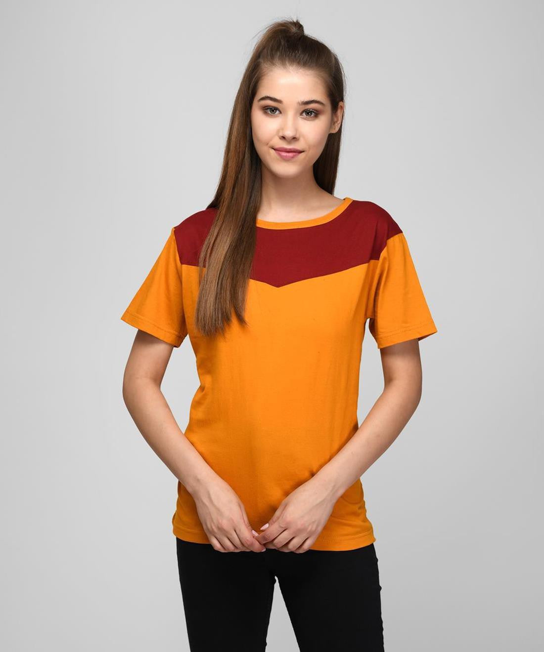KOTTY Women's T-shirt With Mask