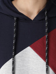 KOTTY Full Sleeve Color Block Women Sweatshirt 