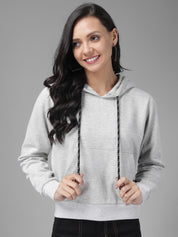 KOTTY Full Sleeve Color Block Women Sweatshirt 