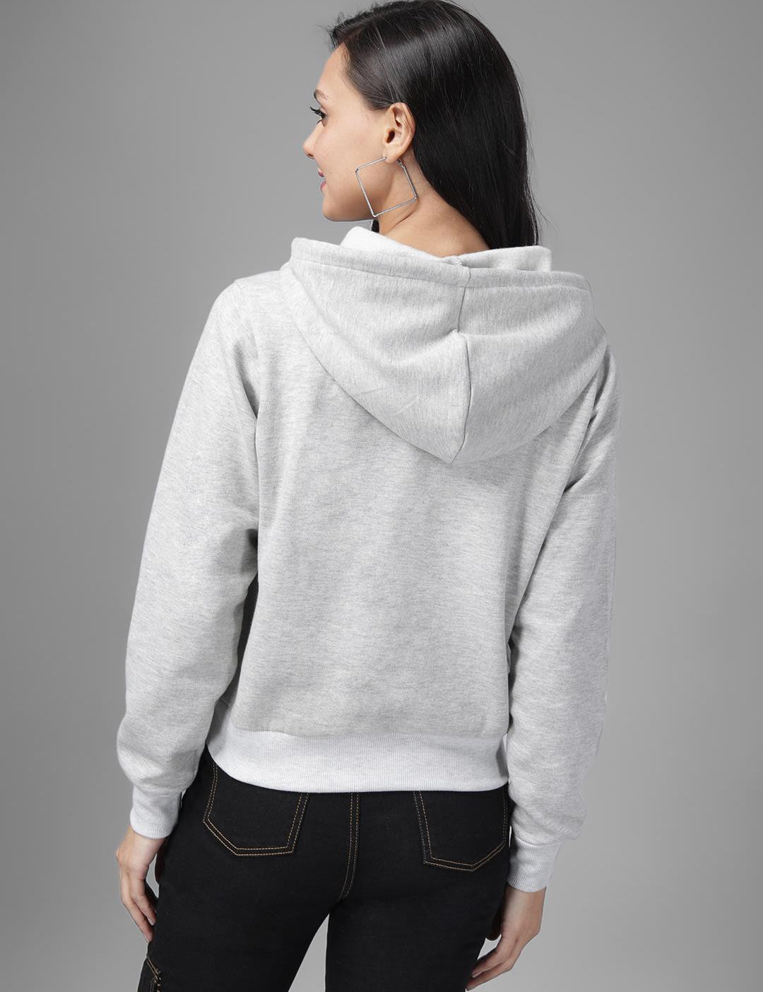 KOTTY Full Sleeve Color Block Women Sweatshirt 
