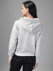 KOTTY Full Sleeve Color Block Women Sweatshirt 