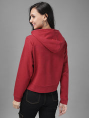 KOTTY Full Sleeve Solid Women Sweatshirt 