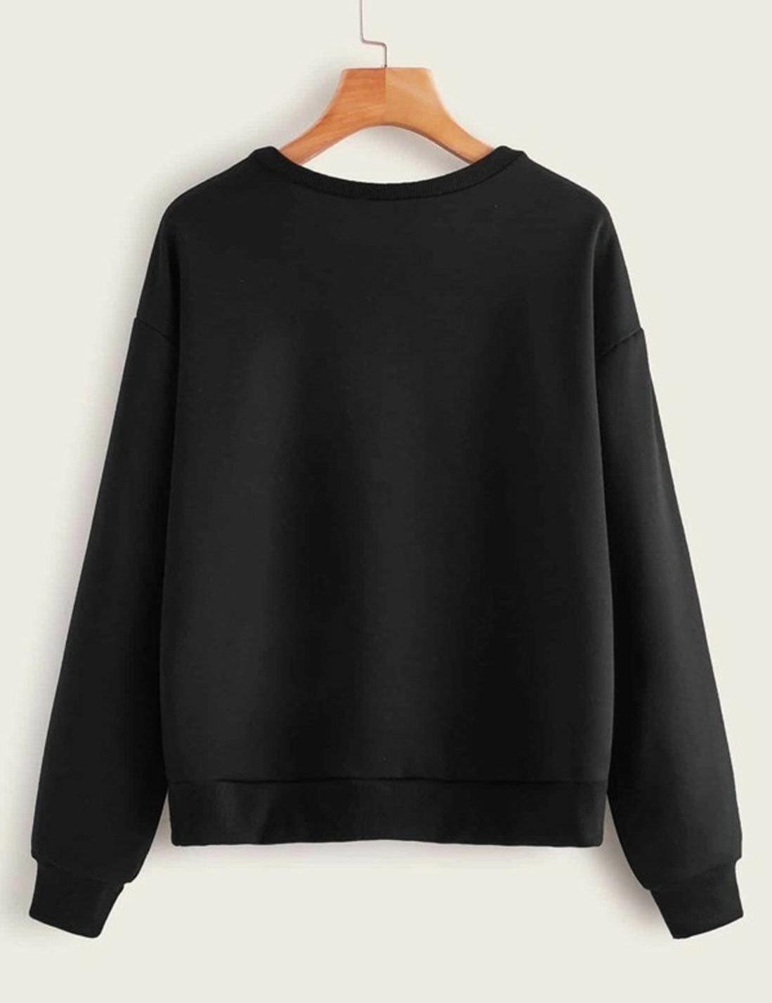 KOTTY Full Sleeve Graphic Print Women Sweatshirt 