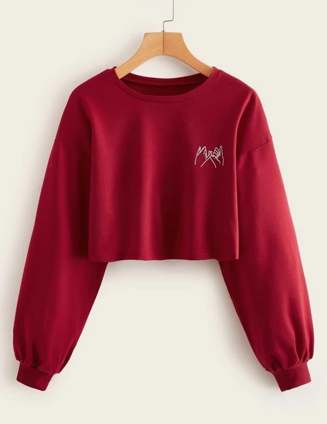 KOTTY Full Sleeve Printed Women Sweatshirt 