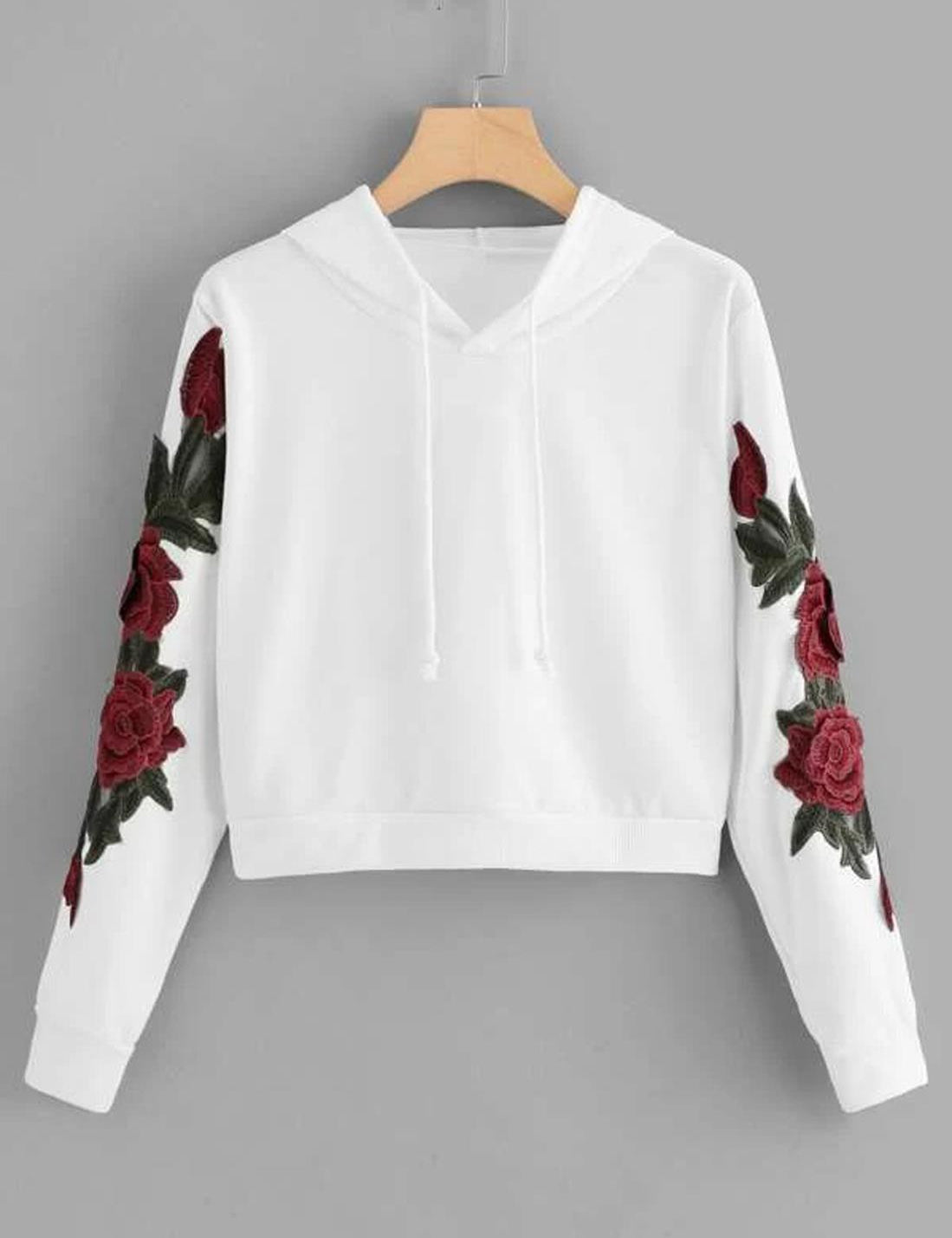 KOTTY Solid Casual Women Sweatshirt 
