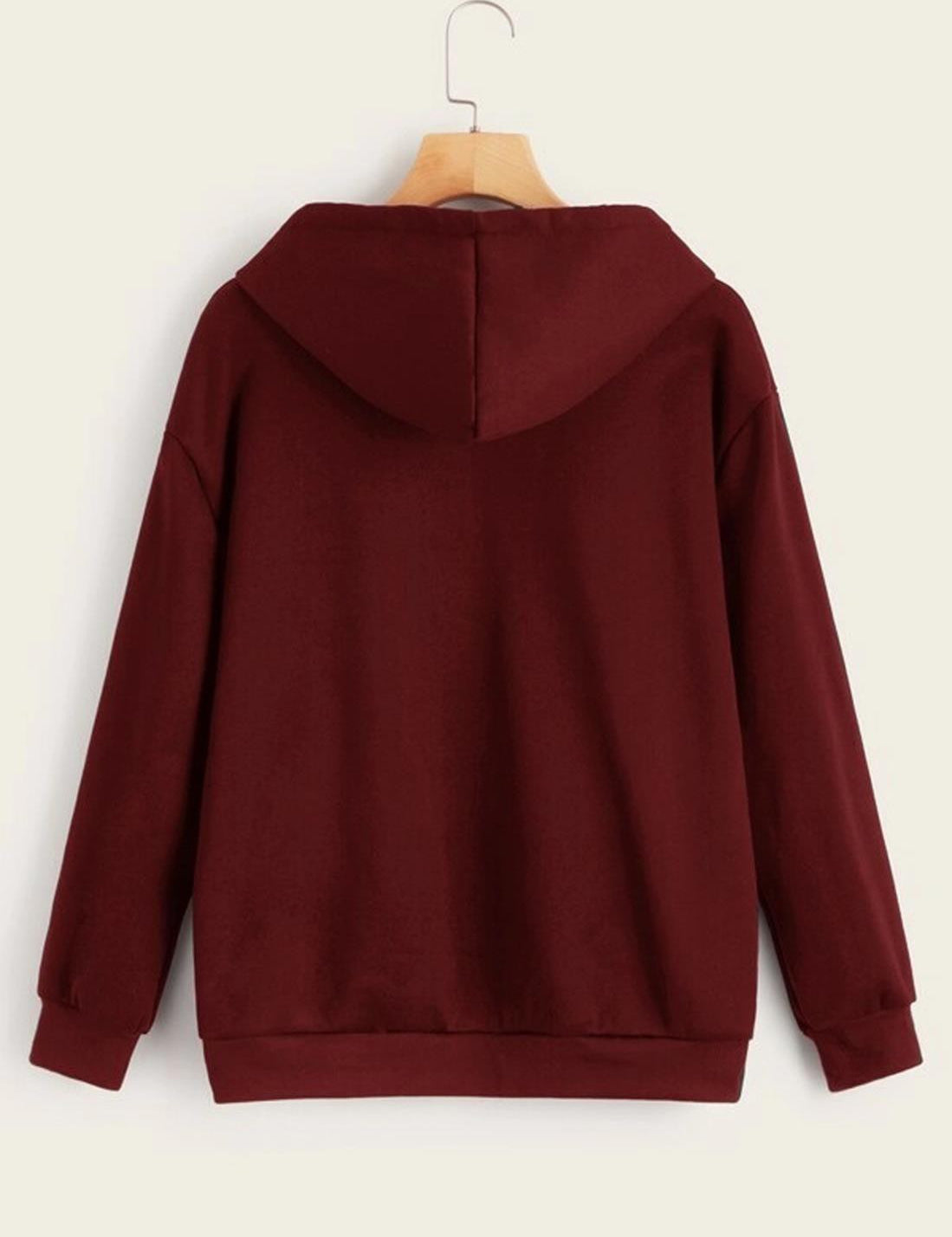 KOTTY Solid Casual Women Sweatshirt 