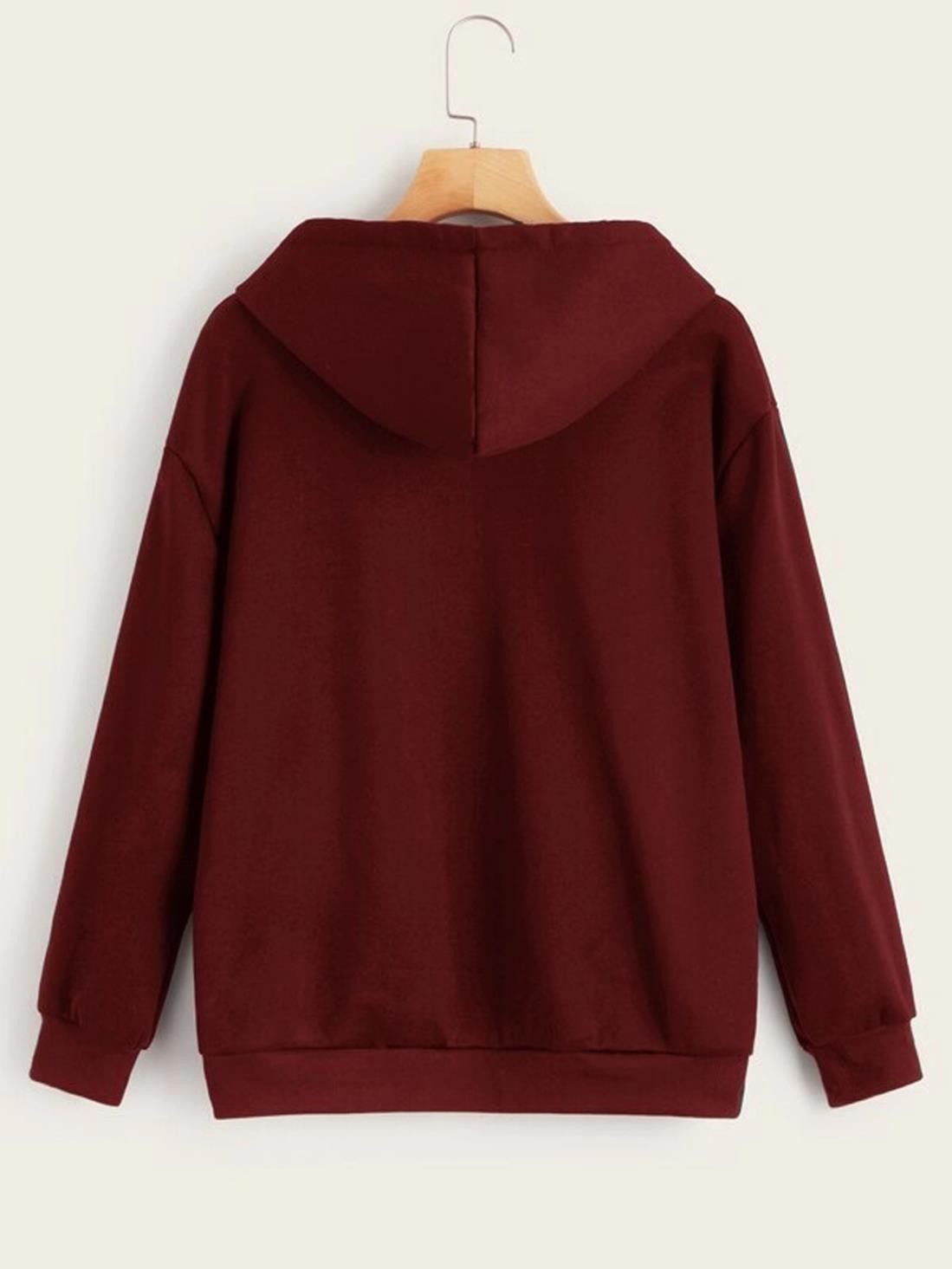 KOTTY Solid Casual Women Sweatshirt 