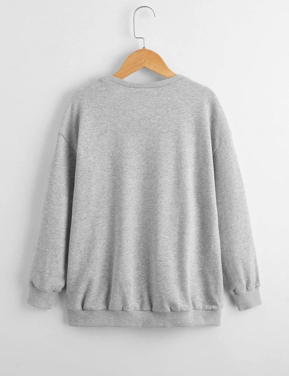 KOTTY Solid Casual Women Sweatshirt 