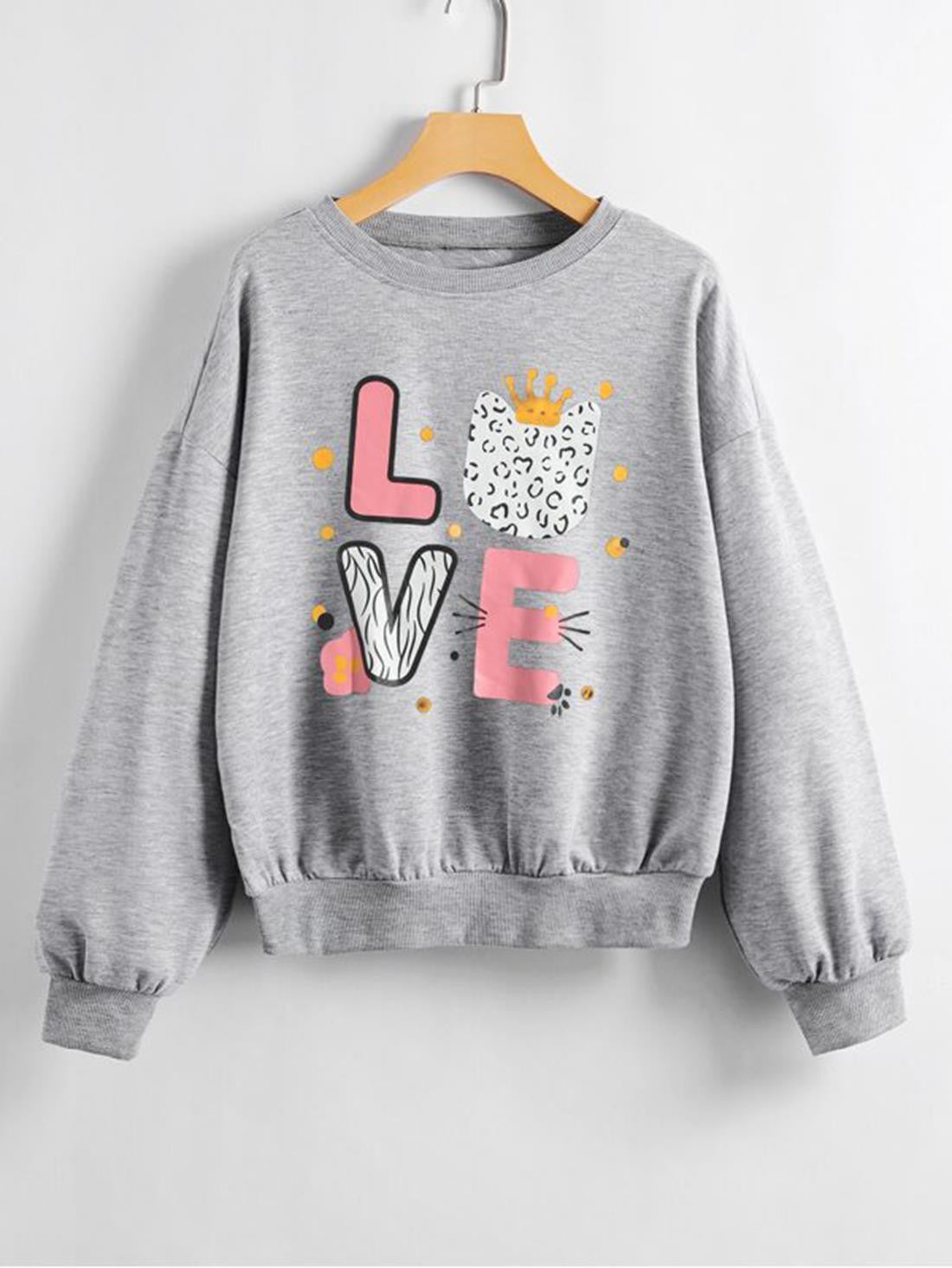 KOTTY Solid Casual Women Sweatshirt 