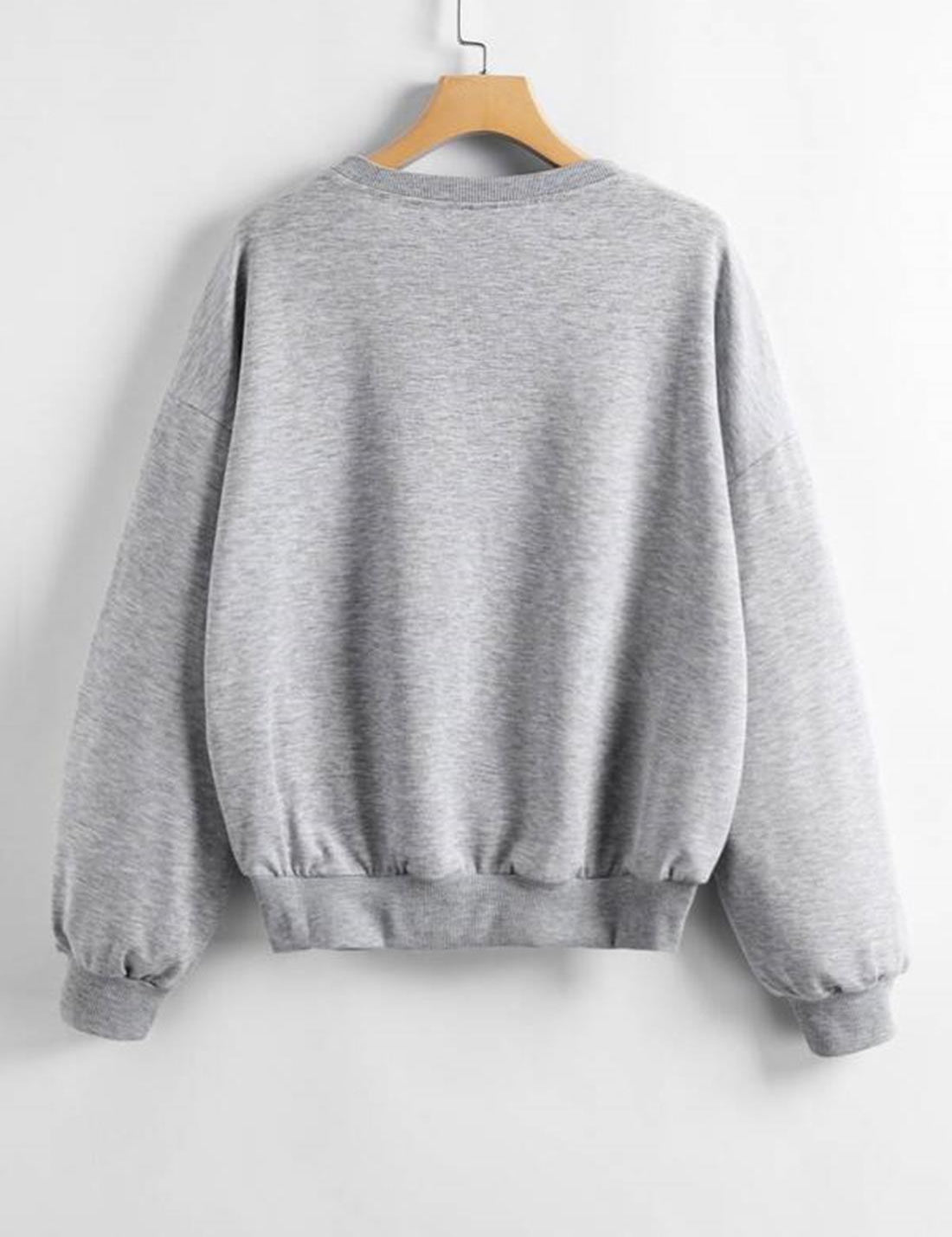 KOTTY Solid Casual Women Sweatshirt 