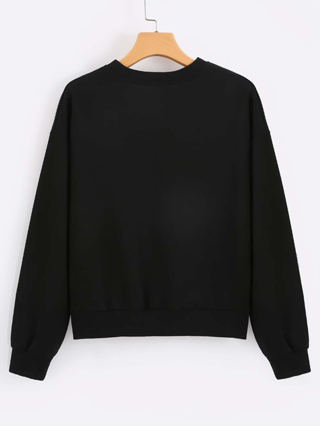 KOTTY Solid Casual Women Sweatshirt 