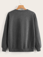 KOTTY Women's Solid Kettle Black Stylish Sweatshirt