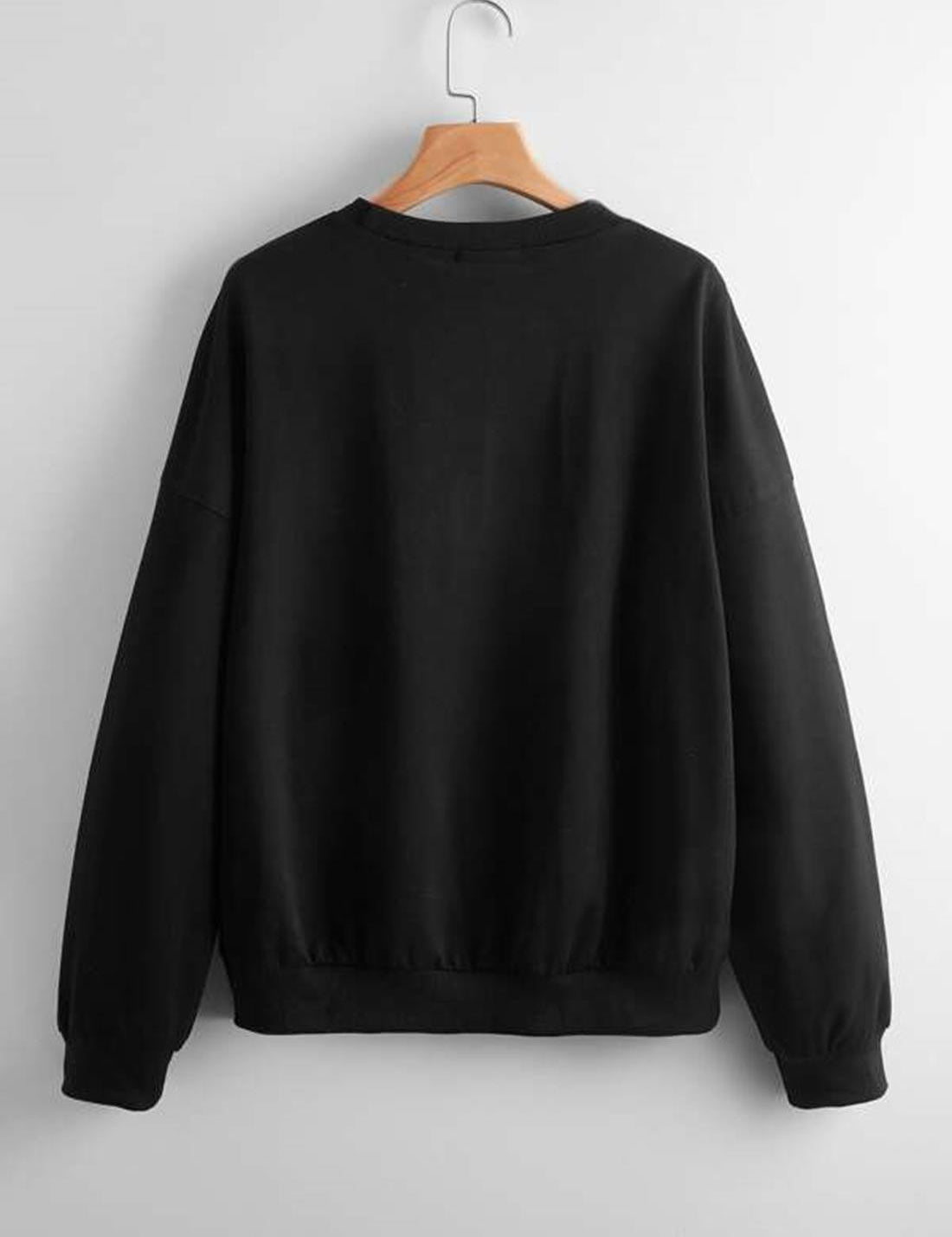 KOTTY Solid Casual Women Sweatshirt 