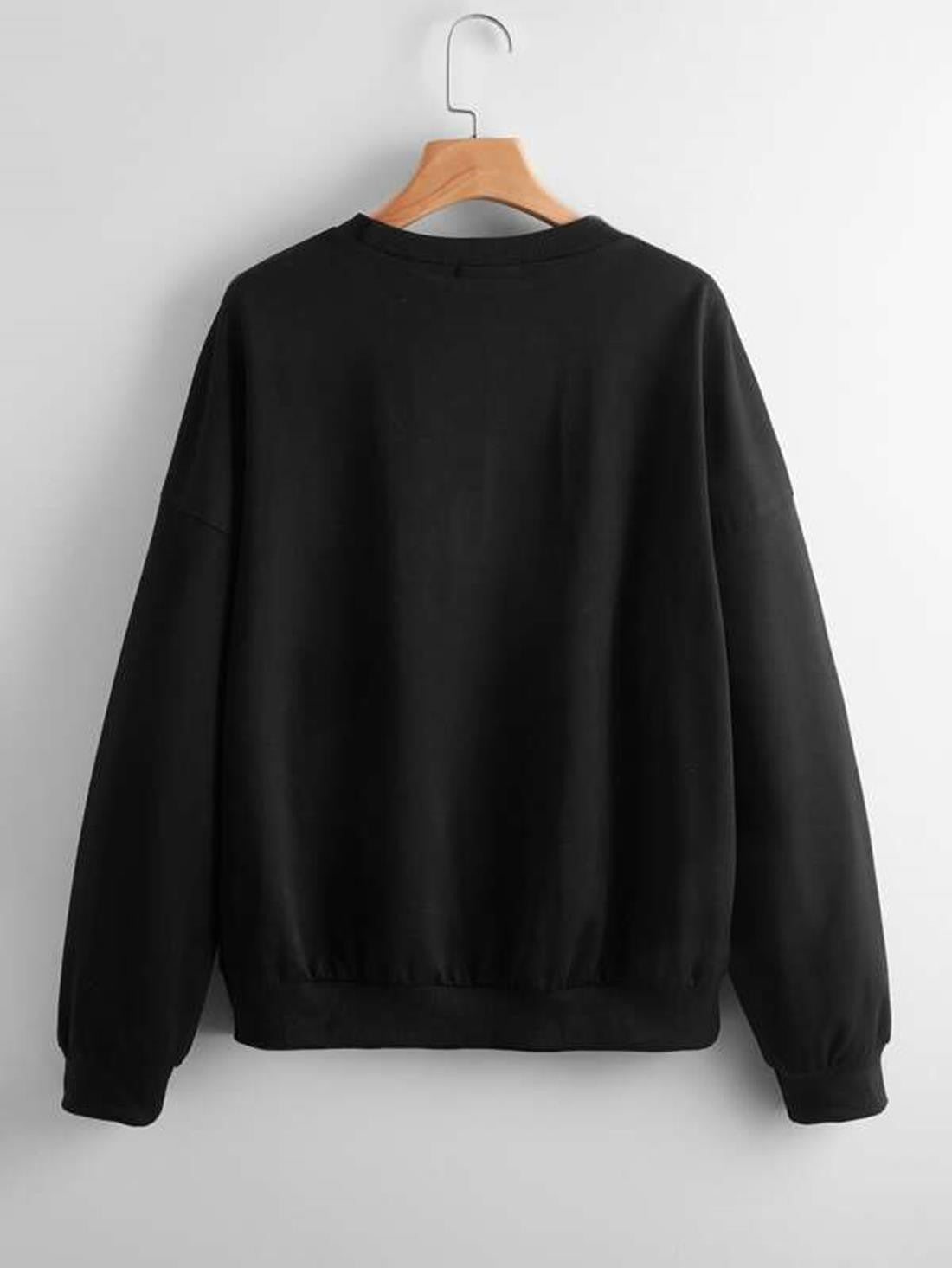 KOTTY Solid Casual Women Sweatshirt 