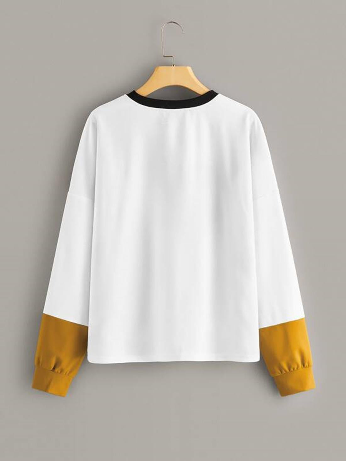 KOTTY Women's Solid Kettle Black Stylish Sweatshirt