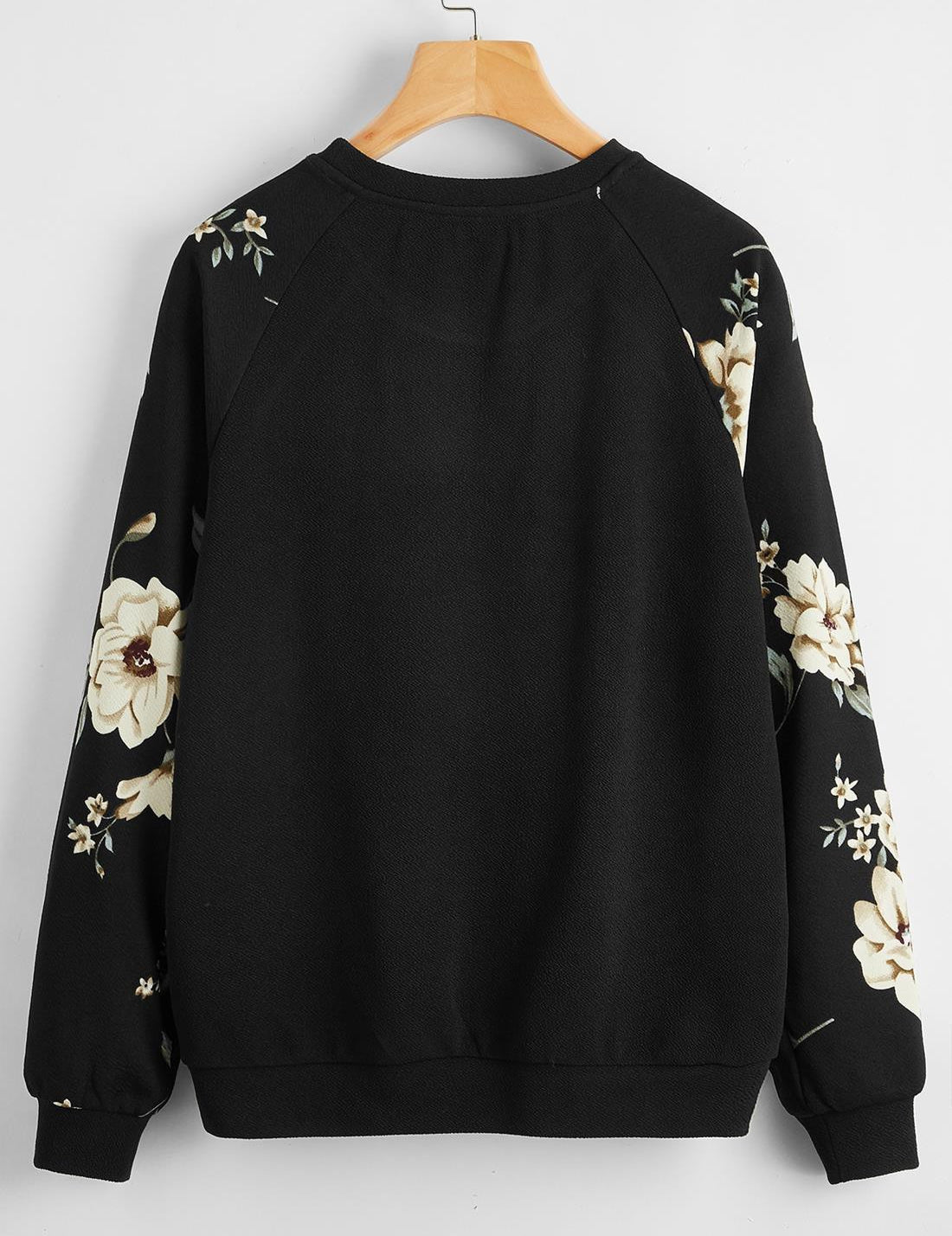 KOTTY Women's Solid Kettle Black Stylish Sweatshirt